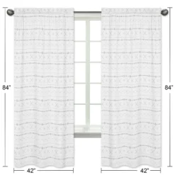2pc Sweet Jojo Designs Woodland Friends Bohemian Print Window Panel - Sweet Jojo Designs -Kids Furniture Shop GUEST 5e76e942 fbf2 469d 89b9 6f1e3dd128fb