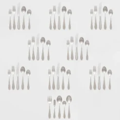 45pc Luxor 18/10 Stainless Steel Flatware Set - Threshold Signature™ -Kids Furniture Shop GUEST 5eeff87b f0a4 4f68 abf1 8b0a61366404