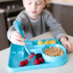 3pc Plastic Unicorns Dinnerware Set - Dinneractive -Kids Furniture Shop GUEST 63a883d1 98ea 410e b398 2e1b218c796e