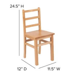 Flash Furniture Kids Natural Solid Wood Table And Chair Set For Classroom, Playroom, Kitchen -Kids Furniture Shop GUEST 66977dda ee60 4991 ba1c a2128c0381c2