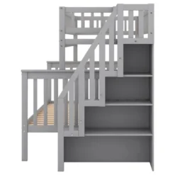 Twin Over Full Stairway Bunk Bed With Storage-ModernLuxe -Kids Furniture Shop GUEST 6c2c2ba0 3b0c 4a35 a0be ba9020108a8a