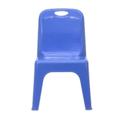 Flash Furniture 2 Pack Blue Plastic Stackable School Chair With Carrying Handle And 11" Seat Height -Kids Furniture Shop GUEST 6d2f4d4f a338 4856 8e75 f94baddc9b40