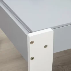 Qaba Large Kids Table And Chairs Set With Storage, Toddler Activity Table, Gray -Kids Furniture Shop GUEST 716572da c188 4b49 888e 4474766a88df