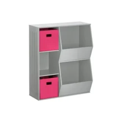 3pc Kids' Floor Cabinet With 2 Bins Set - RiverRidge Home -Kids Furniture Shop GUEST 72874a3b c07f 4b8c a8b5 3a34326aa435