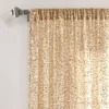 52"x84" Ballgown Glam Sparkle Sequins Window Curtain Panel - Lush Décor