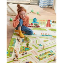 52.5"x71" Mini City 3D Play Rug - IVI -Kids Furniture Shop GUEST 730b235e 97a3 447d 9e10 6e6fd789a58a