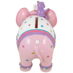 Northlight 5.75" Children's Pink Elephant With Monkey Coin Bank -Kids Furniture Shop GUEST 73c1caeb a20a 4c8f 8744 c3bc9a7b313e