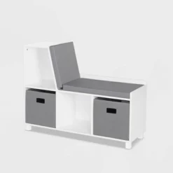 RiverRidge Home Kids' Book Nook Collection Cubby Storage Bench With 2 Bins - RiverRidge -Kids Furniture Shop GUEST 7617f23e 2eb9 4757 9cd4 4eb792a61899