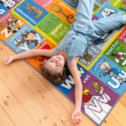 KC CUBS | Looney Tunes Boy & Girl Kids ABC Alphabet, Jobs & Objects Educational Learning & Play Nursery Bedroom Classroom Rug Carpet -Kids Furniture Shop GUEST 770f832a 768f 4875 907b 60a213b9fe02