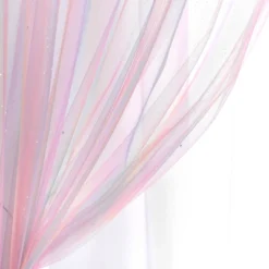Kids' Rainbow Sheer Rod Pocket With Lining Single Window Curtain Panel Rainbow/White - Lush Décor -Kids Furniture Shop GUEST 78ed79f9 581e 459e 84fc 90965b51f733