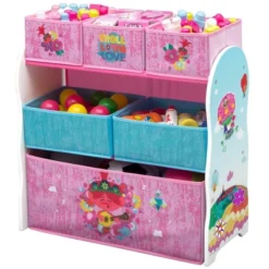 Disney Trolls World Tour Design And Store 6 Bin Toy Organizer - Delta Children -Kids Furniture Shop GUEST 7bd4b7cf e148 40bb af2b ff4f8a89b384