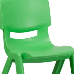 Flash Furniture 2 Pack Green Plastic Stackable School Chair With 15.5" Seat Height -Kids Furniture Shop GUEST 7eb355c1 4cd5 40d0 a506 267dcf169172