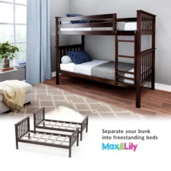 Max & Lily Twin Over Twin Bunk Bed -Kids Furniture Shop GUEST 8396c6cc 858b 43d3 8ff6 174f94d3e0f5