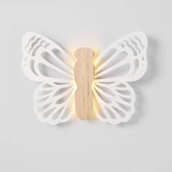 Butterfly Wood Lit Kids' Wall Decor Cream - Pillowfort™ -Kids Furniture Shop GUEST 854d9d30 8784 44c0 8ca3 55d8d9c0bc7f