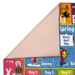 KC CUBS | Looney Tunes Boy & Girl Kids ABC Alphabet, Seasons, Months & Days Educational Learning & Play Nursery Classroom Rug Carpet -Kids Furniture Shop GUEST 89134b40 fe18 4ff5 a7f6 79b941d5d715