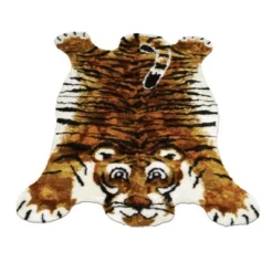 Walk On Me Faux Fur Super Soft Kids Tiger Rug Tufted With Non-slip Backing Area Rug -Kids Furniture Shop GUEST 8ae11cd2 0593 4d4a b04e 34661ab7118a