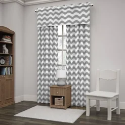 Wavy Chevron Room Darkening Curtain Panel - Eclipse My Scene -Kids Furniture Shop GUEST 95d8ab86 75e6 4a5f 97e6 a386736a368b