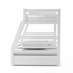 HOMES: Inside + Out Twin Over Full Kids' Emma Bunk Bed Wire Brushed White - IoHOMES -Kids Furniture Shop GUEST 971403d9 2e3b 46ae b3c3 3ce78103a25d