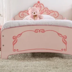 Twin Nemma Princess Crown Twin Bed Pink - Homes: Inside + Out -Kids Furniture Shop GUEST 98bc7b2e 9ab8 4f94 88ff 93db79166b2a