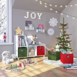 2pk Kids' 10" Floating Wall Mount Bookshelf Set White - RiverRidge Home -Kids Furniture Shop GUEST 9a5e76cb adf2 4ef3 8ca2 09ade6d6893d