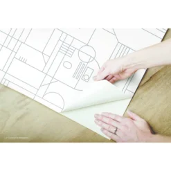 Star Wars R2D2 Geometric Peel And Stick Wallpaper White - RoomMates -Kids Furniture Shop GUEST 9e2c2809 c12e 49d7 8be3 48d14fda083e