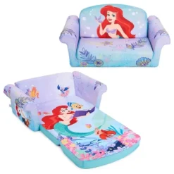 Marshmallow Furniture Disney's 2 In 1 Flip Open Compressed Foam Sofa And Sleeper Bed With Washable Cover -Kids Furniture Shop GUEST 9f6551e9 4f94 46c3 a612 0541773adee2