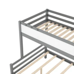 Twin Over Full Bunk Bed With Whiteboard, 3 Hooks And 2 Drawers-ModernLuxe -Kids Furniture Shop GUEST 9fa605ae 0cd5 409e a749 34e14b2e77cd