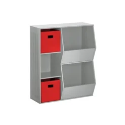3pc Kids' Floor Cabinet With 2 Bins Set - RiverRidge Home -Kids Furniture Shop GUEST a27dd24f e2ea 4095 8238 be52e025741d