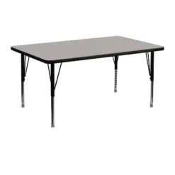 Emma And Oliver 24x48 Rectangle HP Laminate Adjustable Preschool Activity Table -Kids Furniture Shop GUEST a28c6f1d 5563 4699 bc8d 4af575ed2862