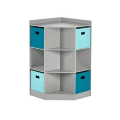 5pc Kids' Corner Cabinet Set With 4 Bins Set - RiverRidge Home -Kids Furniture Shop GUEST a353ee9c 5907 4aea a57e fde9c7fe936f