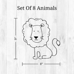 Safari Animals Wall Decor - Decalcomania -Kids Furniture Shop GUEST a59da859 816a 4179 b952 74007ccf71e1