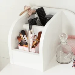 Vito Makeup Desk With Drawer Pure White/Pink - South Shore -Kids Furniture Shop GUEST ab008179 180c 4a56 8396 cec817f22349