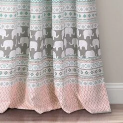 Elephant Striped Window Curtain Panels - Lush Décor -Kids Furniture Shop GUEST b0cf3ca2 bc79 4cc5 8ab3 d66760cd5c36