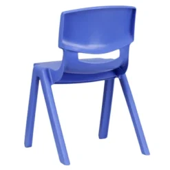 Emma And Oliver 4 Pack Plastic Stackable K-2 School Chair With 13.25"H Seat -Kids Furniture Shop GUEST b260c6a4 0567 4c10 b645 25abc1eae9a8