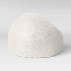 Long Fur Kids' Bean Bag Cream - Pillowfort™ -Kids Furniture Shop GUEST b3272a7d 00c1 4f6a aeac 00c60339218b