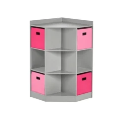5pc Kids' Corner Cabinet Set With 4 Bins Set - RiverRidge Home -Kids Furniture Shop GUEST b514871c 3b6e 48cf b000 0d0bc9cb692f