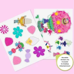 Disney Trolls World Tour Design And Store 6 Bin Toy Organizer - Delta Children -Kids Furniture Shop GUEST b5b84594 5af9 4952 8f24 137da7670865