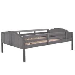 Full Over Twin & Twin Bunk Bed, Velvet Triple Bunk Bed With Drawers And Guardrails-ModernLuxe -Kids Furniture Shop GUEST b7553961 0c87 4c6c 82bd a39047209d87