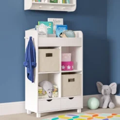 Kids' Book Nook Cubby Storage Cabinet With Bookrack - RiverRidge Home -Kids Furniture Shop GUEST b8381782 6b6c 48b1 b3c2 bb02b7ca4b28