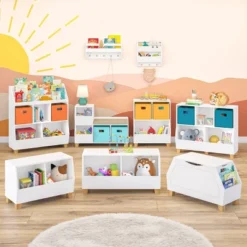 Kids' Catch-All Storage Bench White - RiverRidge Home -Kids Furniture Shop GUEST beb34830 1b1f 4f50 9585 c98390a1b91d