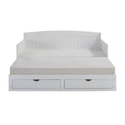 King Harmony Daybed With Conversion White - Alaterre Furniture -Kids Furniture Shop GUEST bf611da8 fab7 4ae6 a3ca 611f640f3e7c