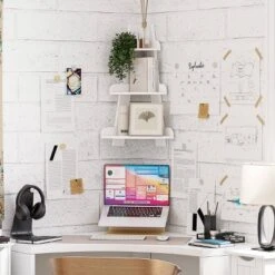 Kids' Corner Ladder Wall Shelf White - RiverRidge Home -Kids Furniture Shop GUEST bf8ef306 3a5d 43d3 bf13 31ee86bc1a99