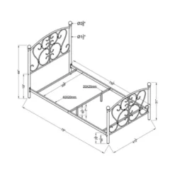 HOMES: Inside + Out Twin Allen Kids' Metal Bed - IoHOMES -Kids Furniture Shop GUEST c1a509e4 c099 4d4d 9c0c 09cc46e35f00
