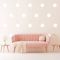 Polka Dots Wall Decor White - Decalcomania -Kids Furniture Shop GUEST c1ba1042 6108 498c aa39 69f0df0b9aa2