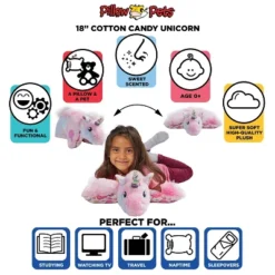 Sweet Scented Cotton Candy Unicorn - Pillow Pets -Kids Furniture Shop GUEST c74f9e08 3898 4726 9a21 bdb000689a70