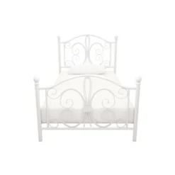Twin Kids' Bombay Metal Bed White - Room & Joy -Kids Furniture Shop GUEST cba0f0b7 36a2 4cac ab89 5e05f9a36a30