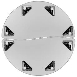 Emma And Oliver 2 Piece 47.5" Circle Collaborative Grey Kids Adjustable Activity Table Set -Kids Furniture Shop GUEST ccb5ec89 ccab 42ac 99bd 83093ceccee2