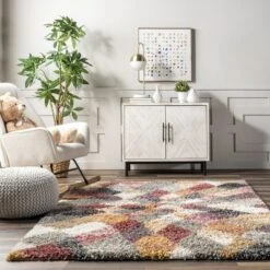 Dabney Abstract Kids Shag Area Rug -Kids Furniture Shop GUEST cdb13327 f4b8 4a44 8f4e b5ed861b8fd4