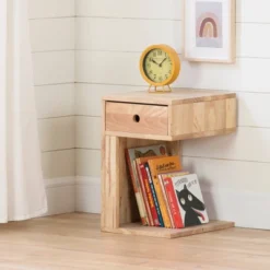 Sweedi Solid Wood 1 Drawer Nightstand Natural Wood - South Shore -Kids Furniture Shop GUEST d047ac1d 04d6 4096 8941 b2f807d102a7
