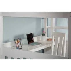 Full Highlands Loft Bed With Desk, Chair And Hanging Nightstand White - Hillsdale Furniture -Kids Furniture Shop GUEST d0e1da14 344f 4591 ae84 ed3ddd8f1096